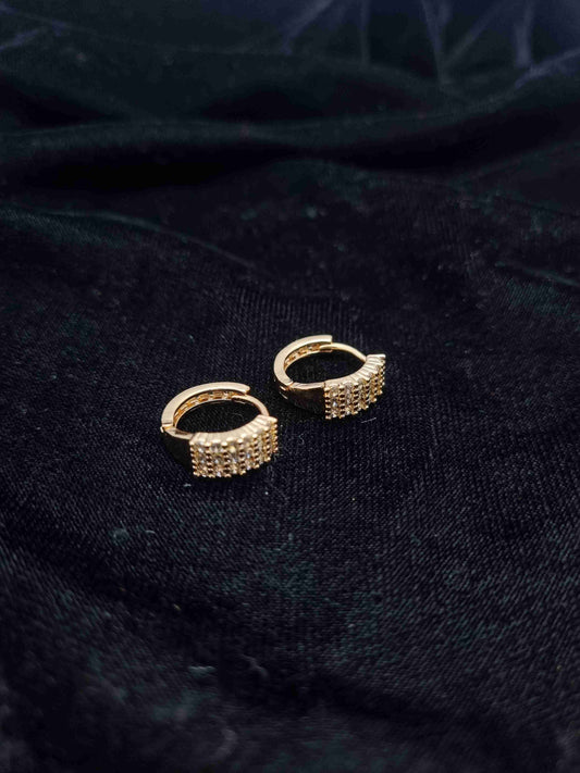 Sparkling Hoop Earrings - Anaya Amal Official